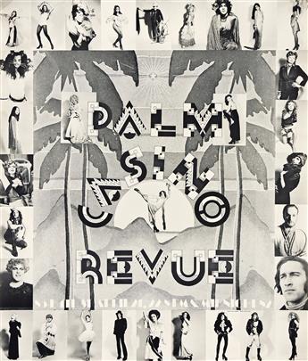 SHEYLA BAYKAL (1944-1997) & STEVE LAWRENCE Palm Casino Revue.